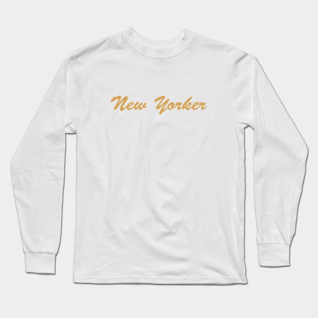 New Yorker Long Sleeve T-Shirt by Novel_Designs